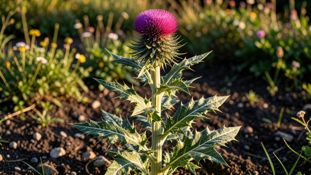 Milk Thistle Seeds: Weed-Resistant Groundcover That Thrives in Poor Soil