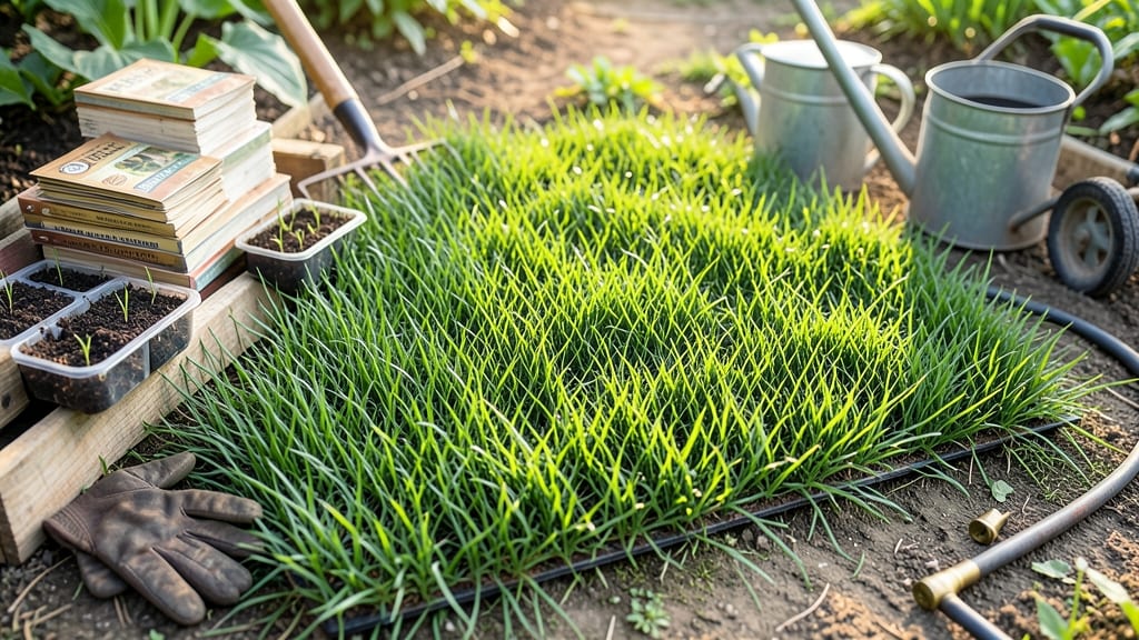 Seed Mats Grass: Fast-Germinating Lawn in 14 Days