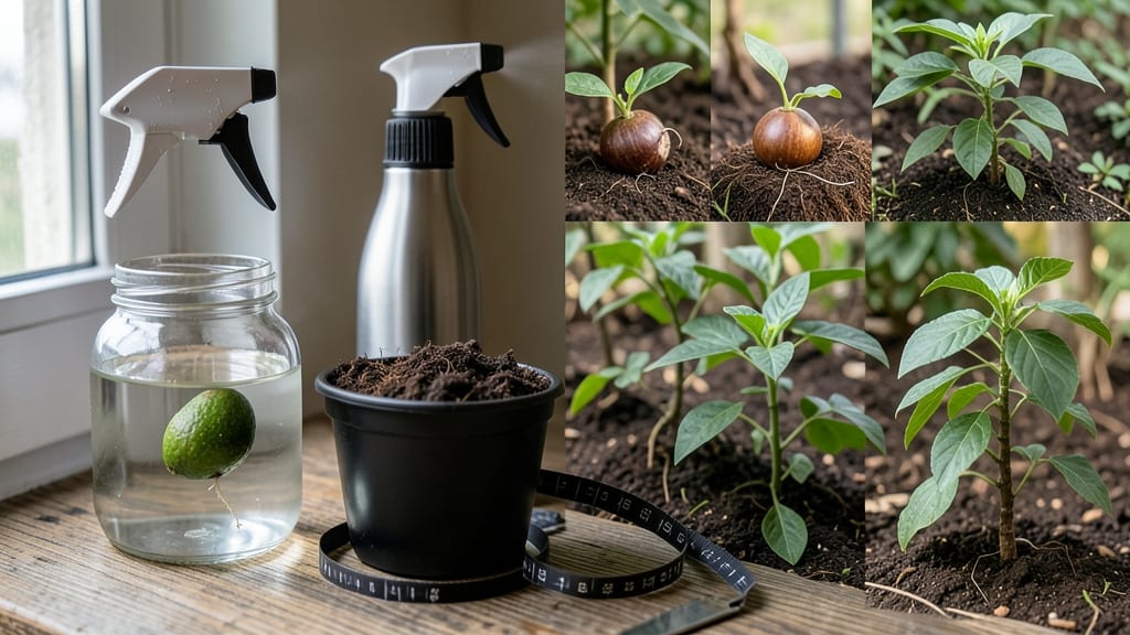 Stages of Avocado Seed Growth: From Pit to Sprout in 60 Days