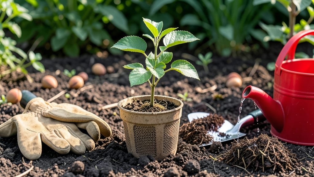 Peach Seed Grow a Garden: From Pit to Plant in 6 Weeks