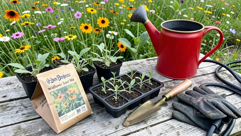 Eden Brothers Wildflower Seed Mix: Vibrant Meadow Blooms Without the Weeds