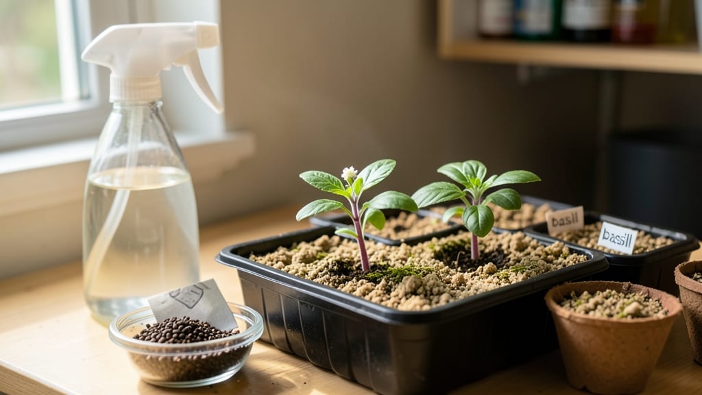 How to Grow Basil From Seed Indoors: Sunlit Windowsill Success in 3 Weeks