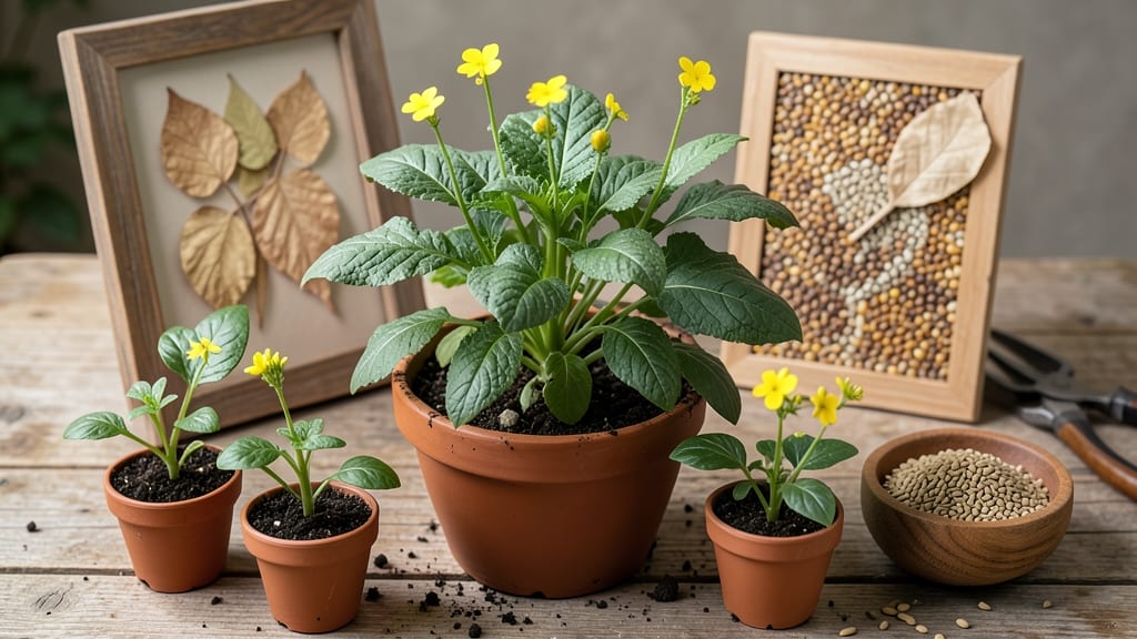 Mustard Seed Art: Bold Textured Patterns for Garden Pathways