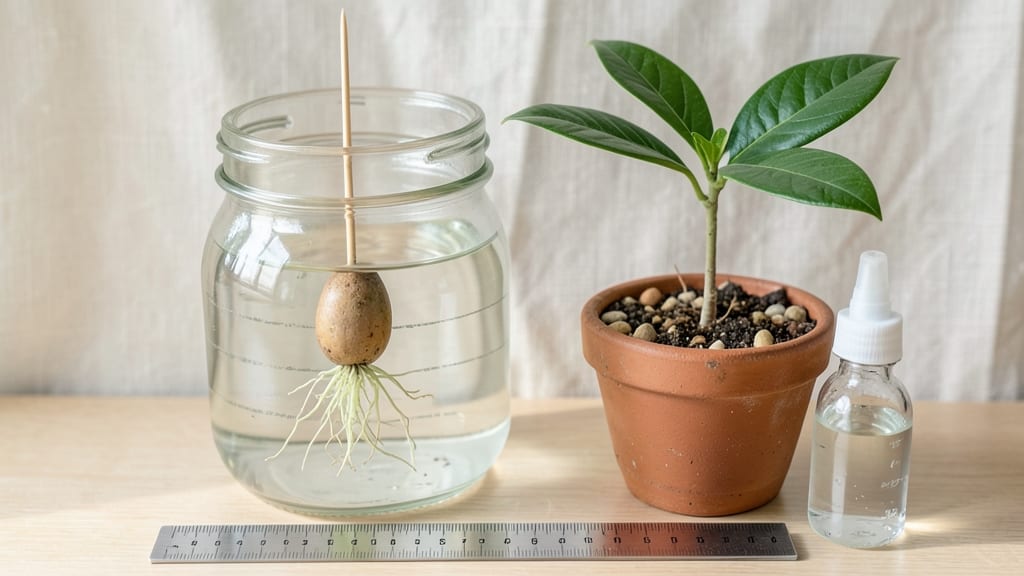 How to Make an Avocado Seed Grow: Kitchen Counter Sprouting in 4 Weeks