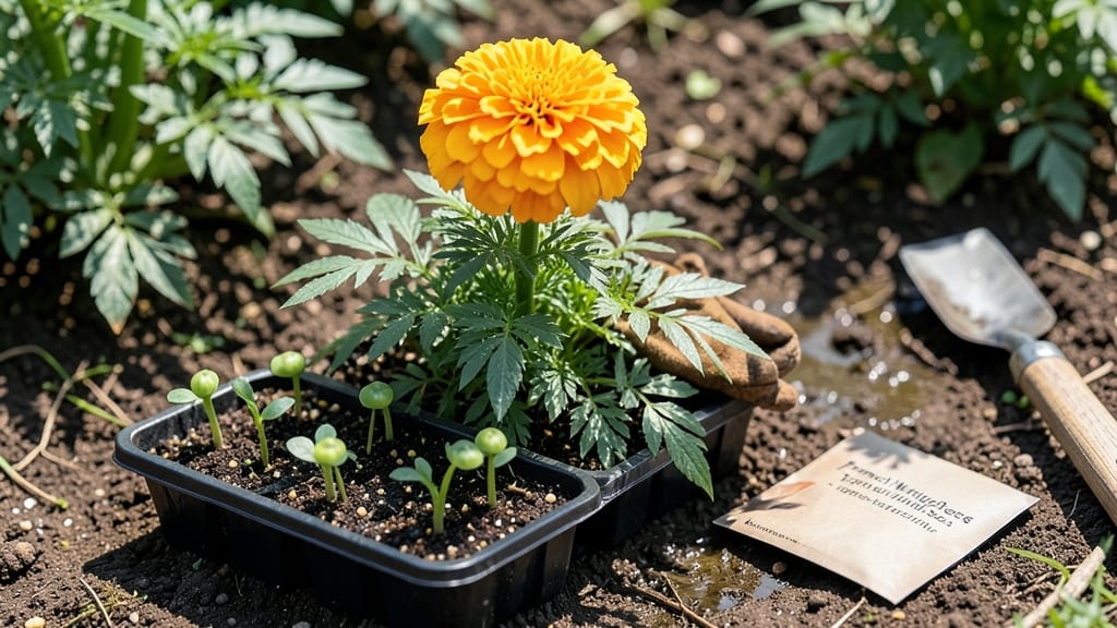 Marigold Seed to Bloom Time: Exact Days by Variety and Soil Temp