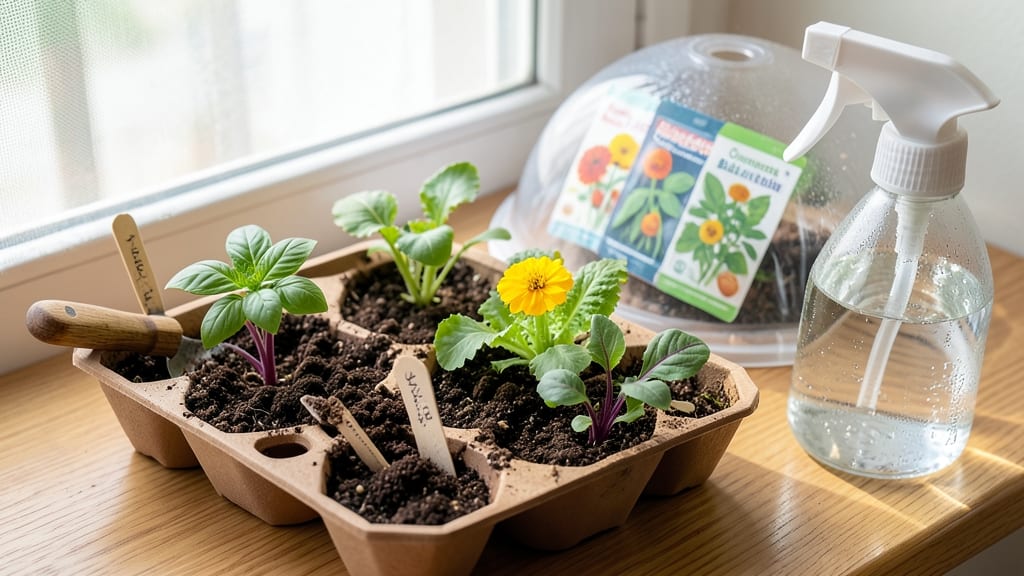 DIY Seed Starter Trays: Space-Saving Sprouts in 3 Weeks