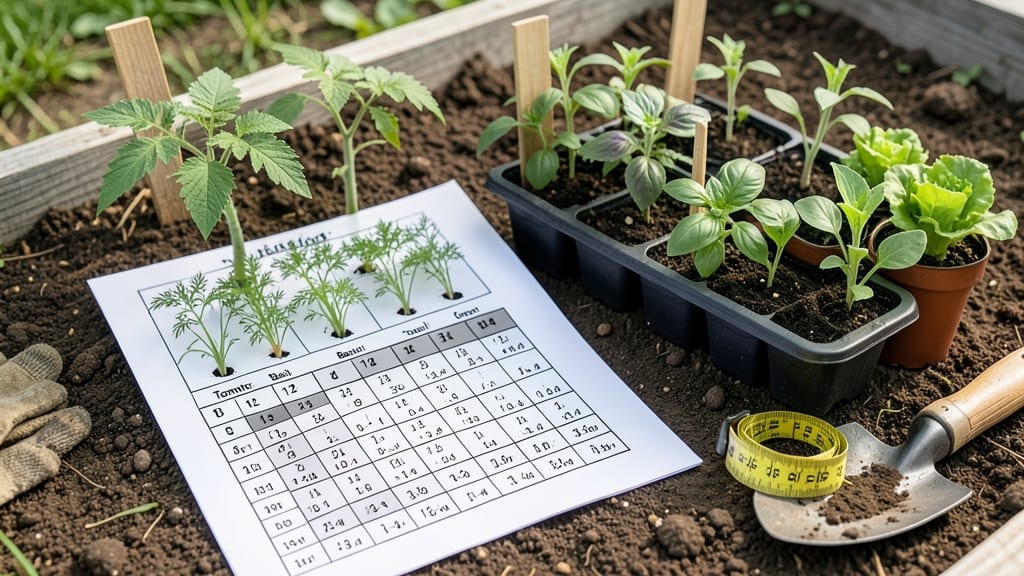Seed Spacing Chart: Zone-Specific Planting Math for Perfect Rows