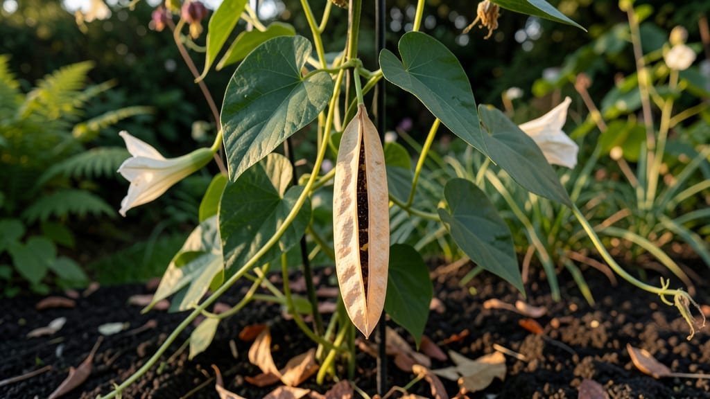 Moonflower Plant Seed Pod: Dormancy-Broken Germination in 14 Days