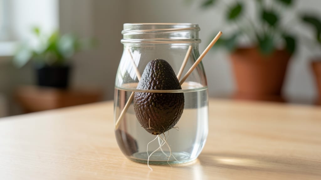 How to Put an Avocado Seed in Water: Root Sprouts in Water in 2-3 Weeks