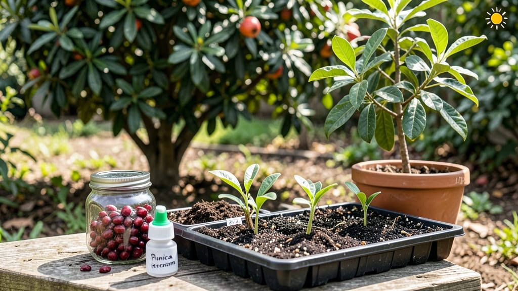 Pomegranate from Seed to Fruit: From Seed to Blooming Tree in 6 Months