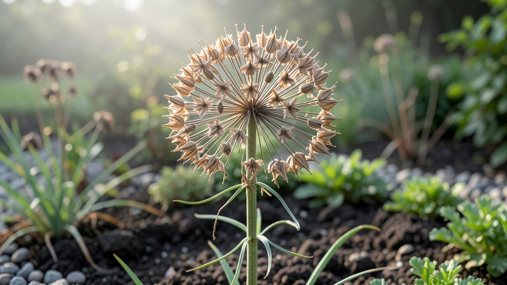 Allium Seed Heads: Dried Floral Arrangements That Last All Winter