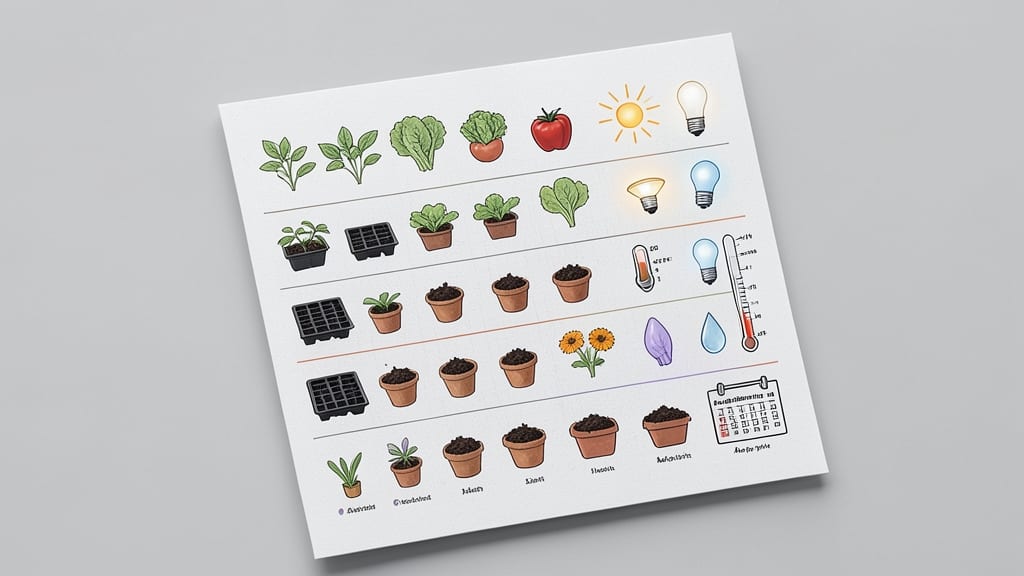 Indoor Seed Planting Chart: Zone-Specific Timelines for Germination Success