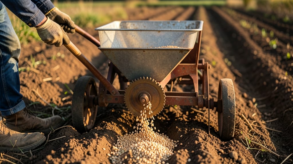 Seed Drill Pic: Precision Planting for Even, Weed-Free Lawns