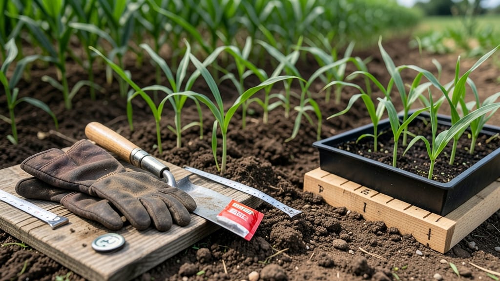 Field Corn Seed Spacing: Optimal Rows and Depth for Maximum Yield