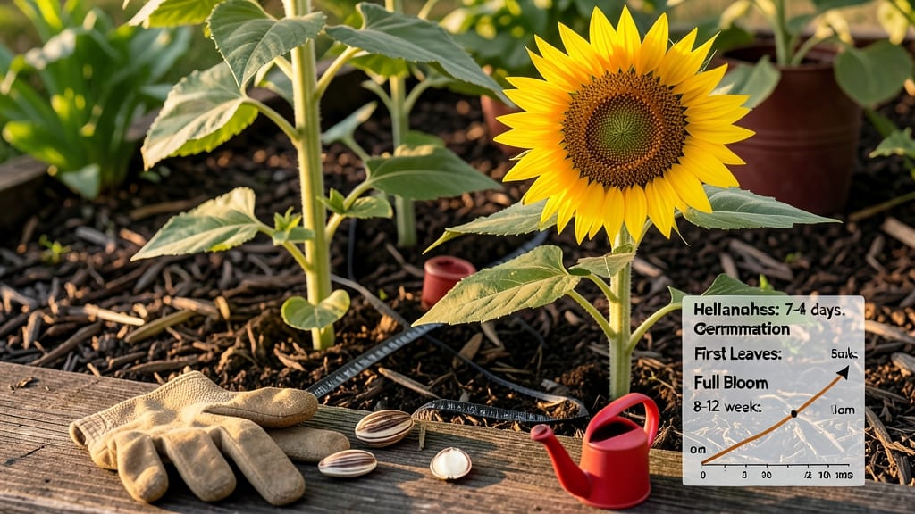 How Long Does a Sunflower Seed Take to Grow: Exact Days by Variety and Soil Temp